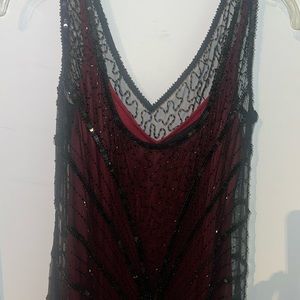 Vintage Kazar Beaded Cocktail Dress